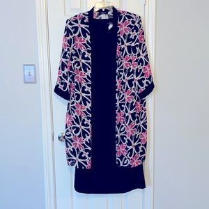 R&M Richards Two Piece Dress/Kimono